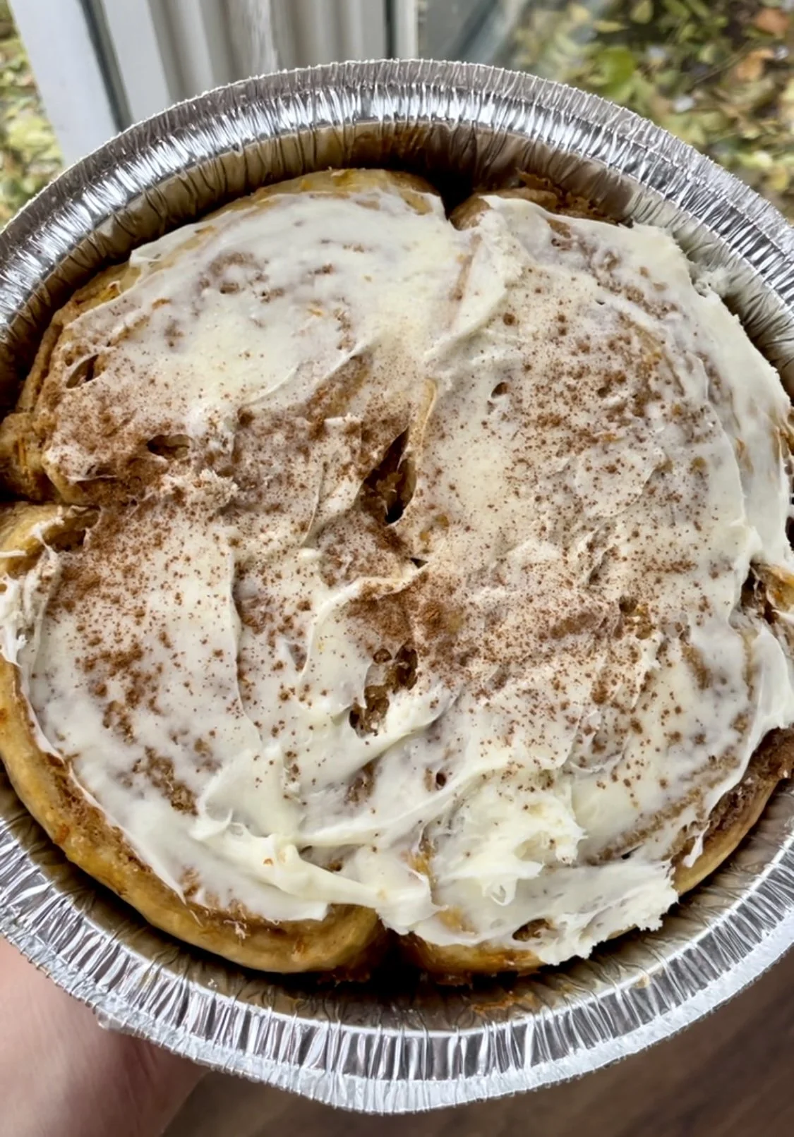 Carrot Cake Sourdough Cinnamon Rolls ($16) (4 pack)