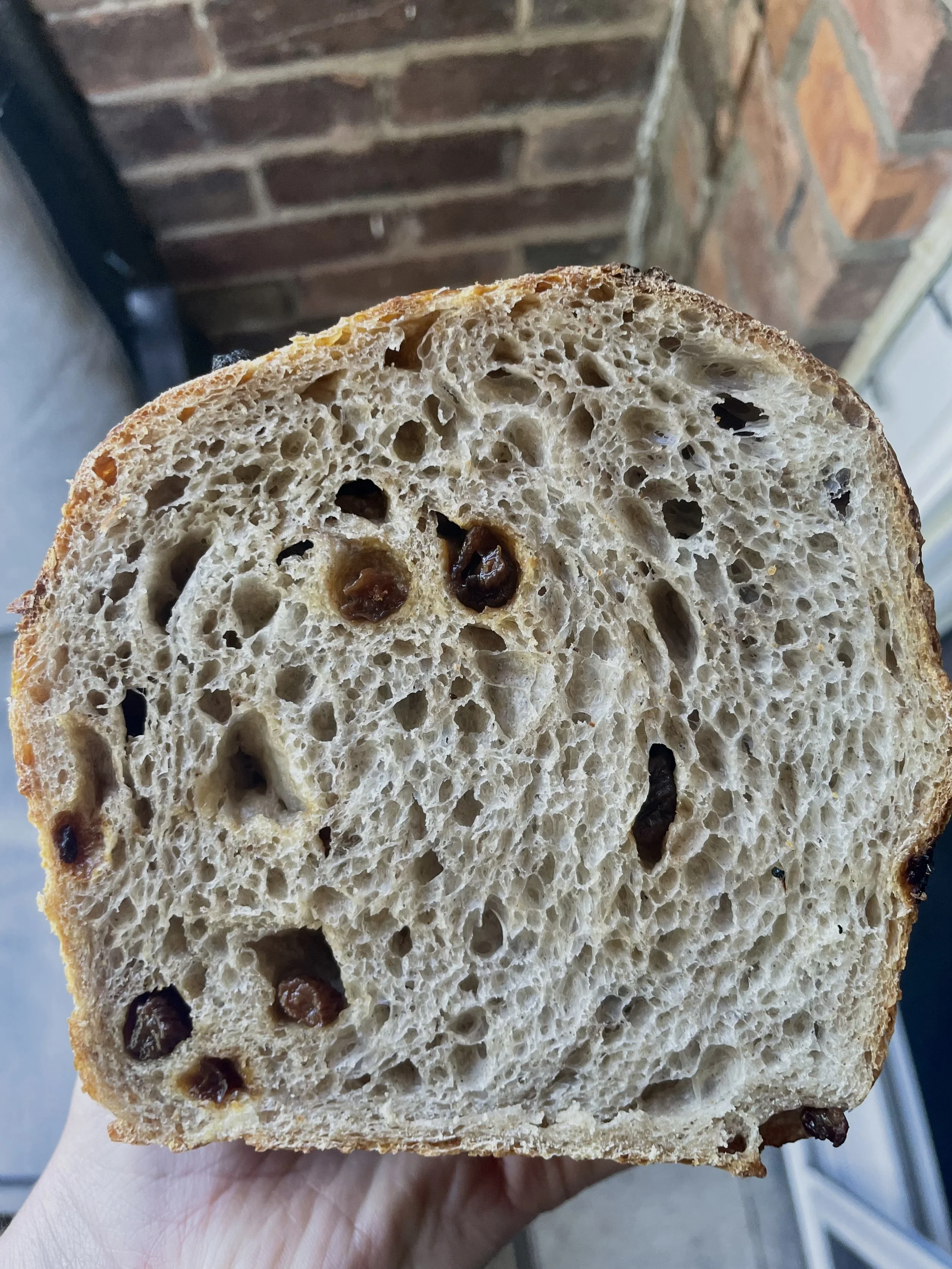 Cinnamon Raisin Sourdough Loaf ($12)