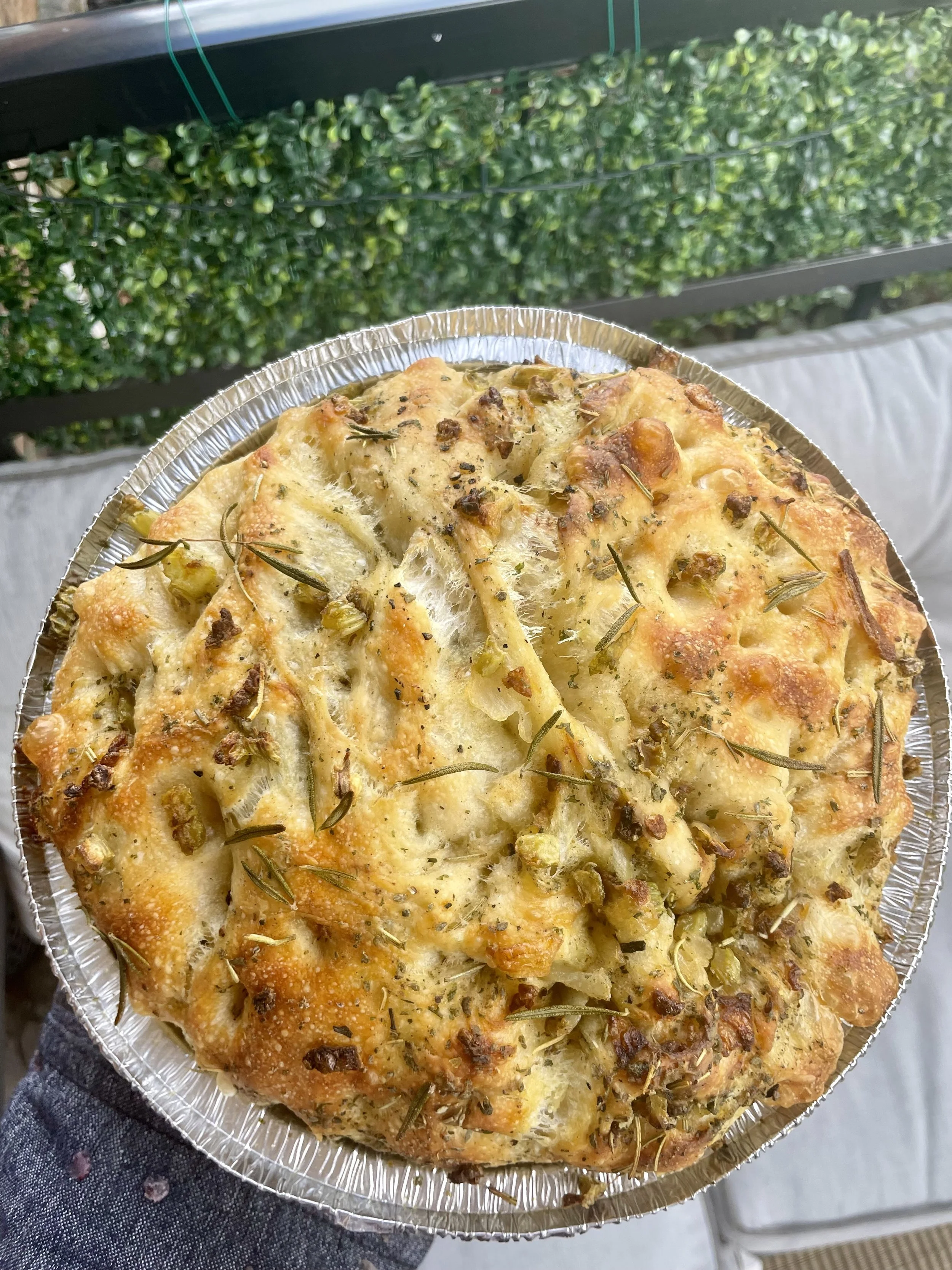 Thanksgiving 'Stuffing' Sourdough Focaccia ($15)