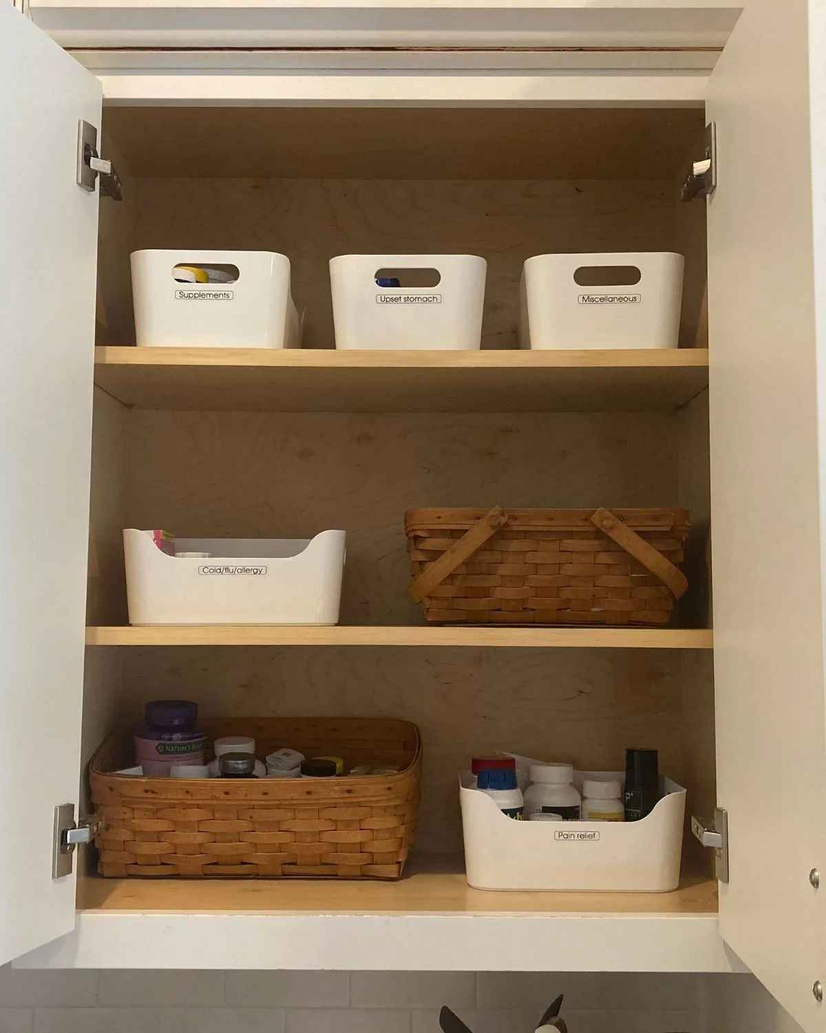 an organized pantry