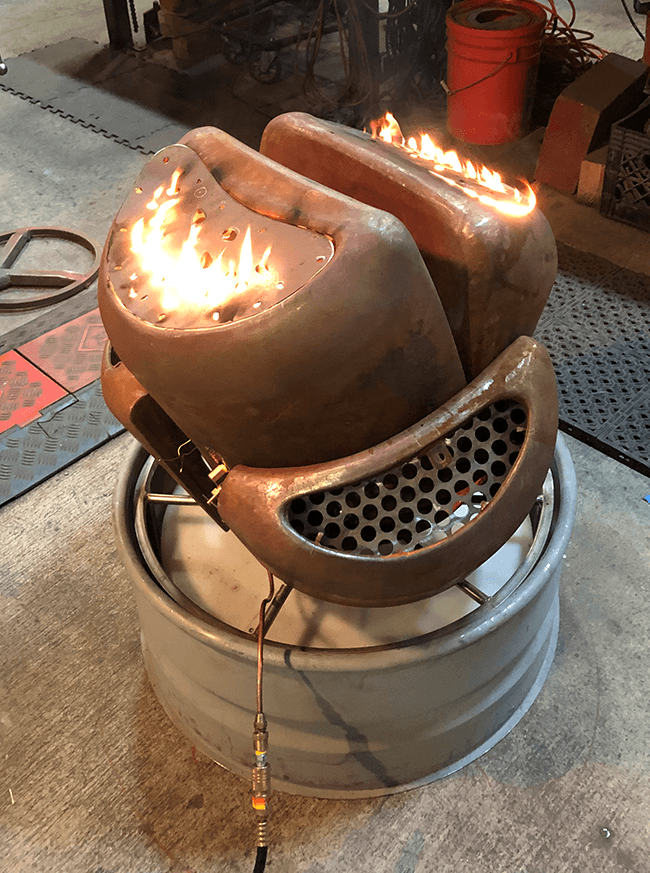 Lithops fire test - leaves