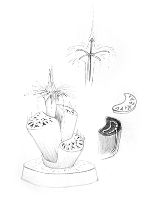 Lithops sculpture sketch