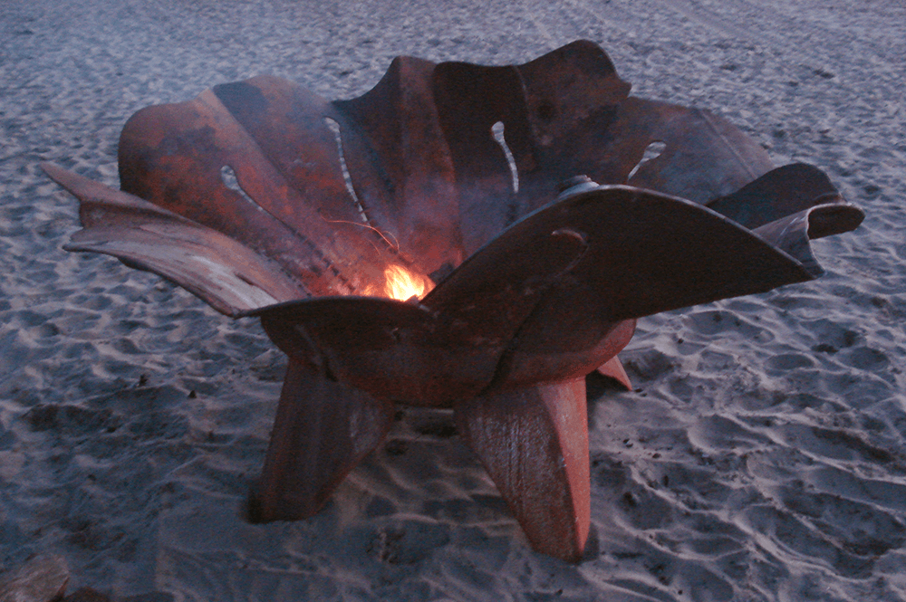 Fire Bloom 1 on Ocean Beach in SF CA, 2006