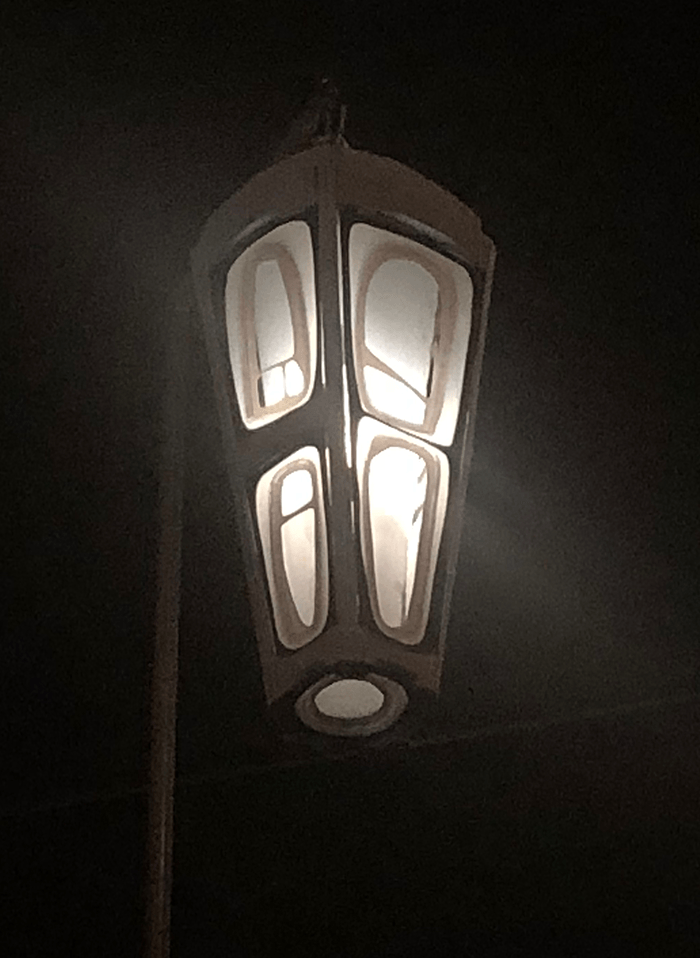 Upper lantern scale model, illuminated (R. Anders 2018)