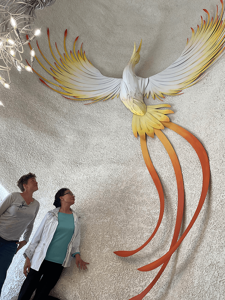 With Mrs. Fang and her Firebird. photo: Shing Kong 2022