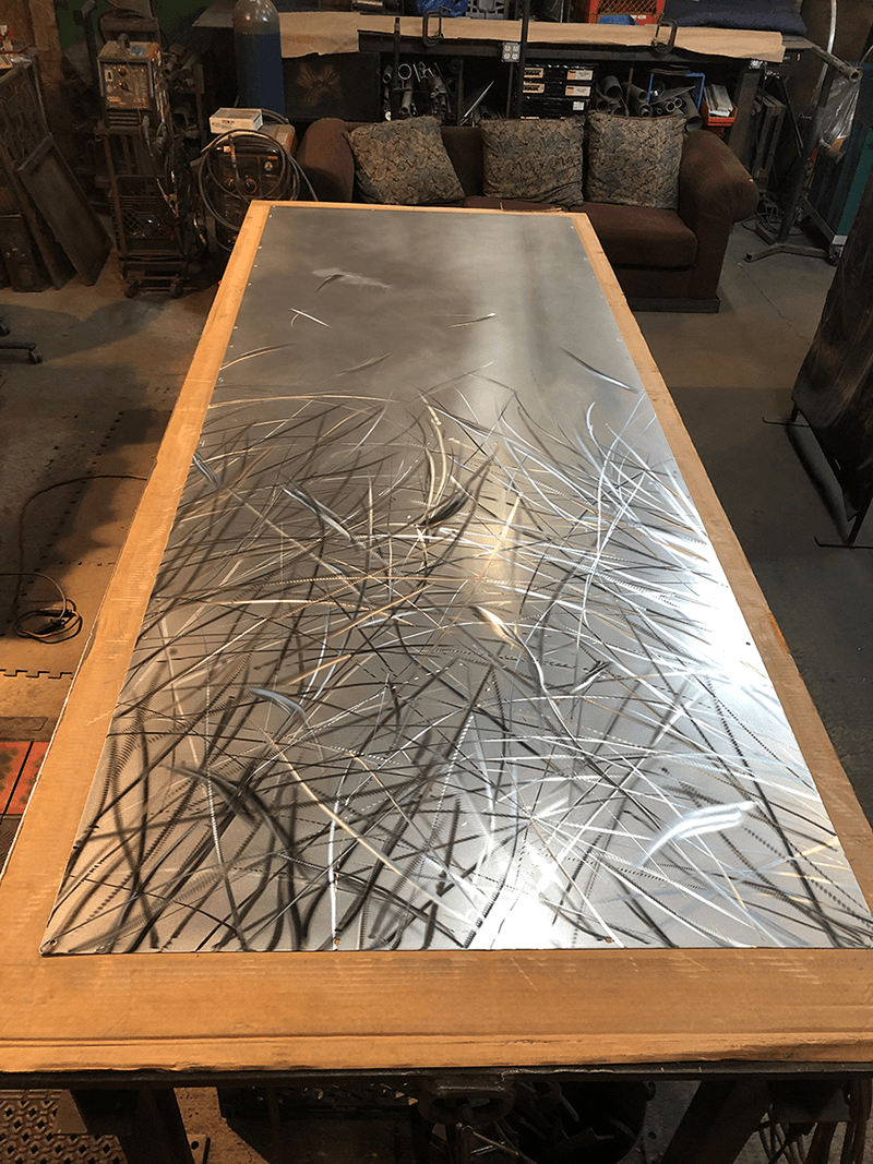 Sheet steel preparation