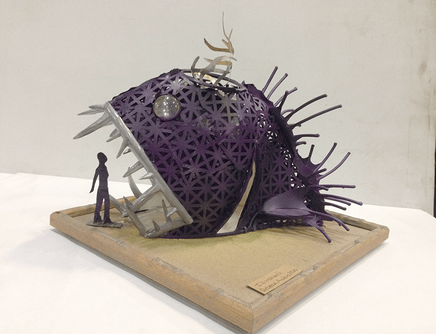 Scale model of Illumacanth (R. Anders 2015)
