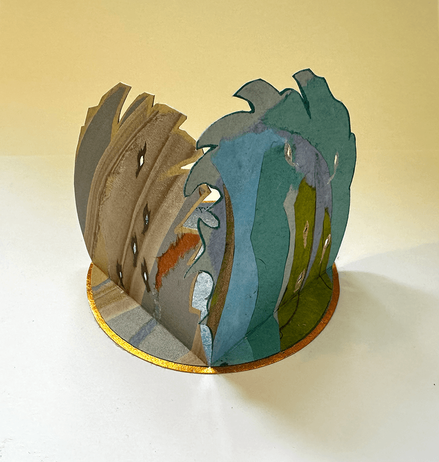 Finding Our Way outside.