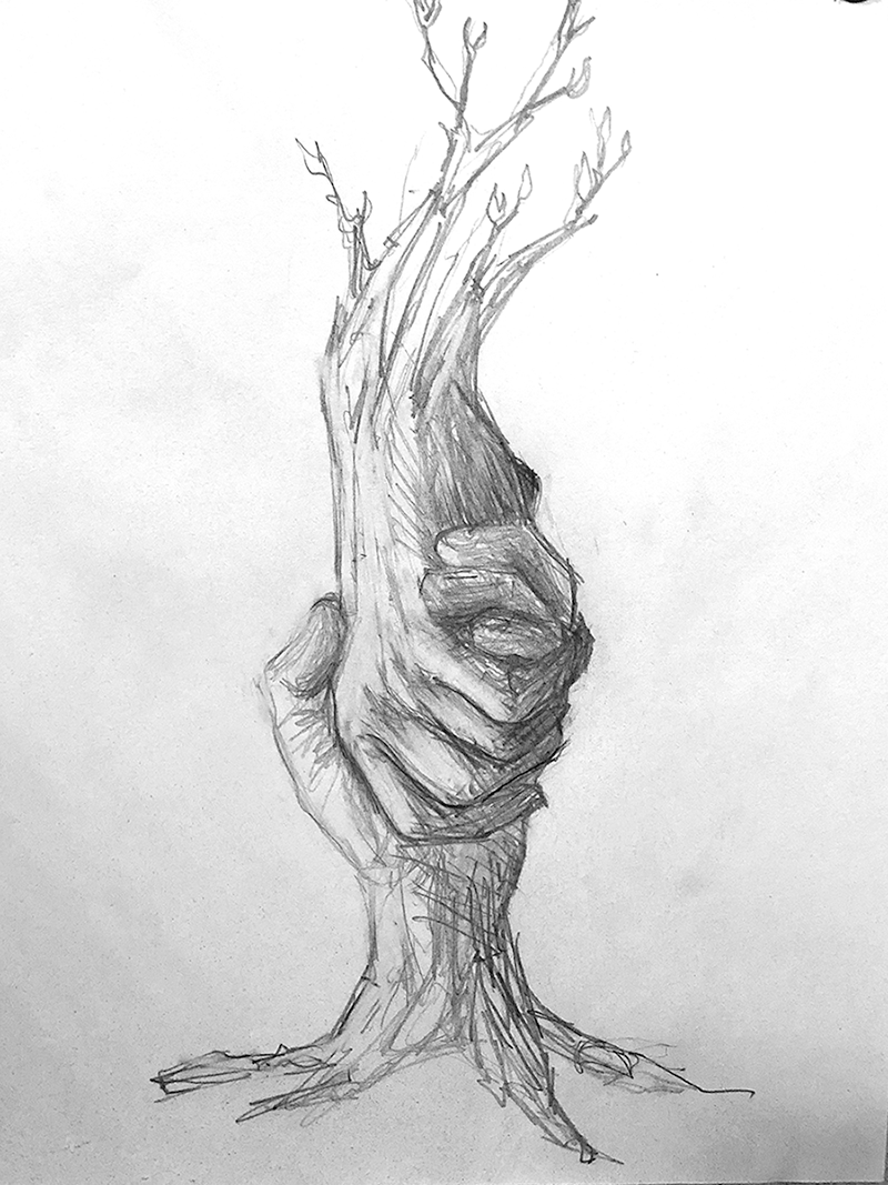 Sketch for Holding On