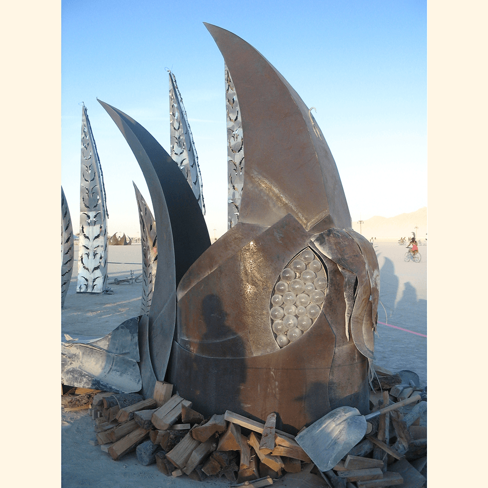 Angel hed onsite. photo: Chris Gerbik 2005