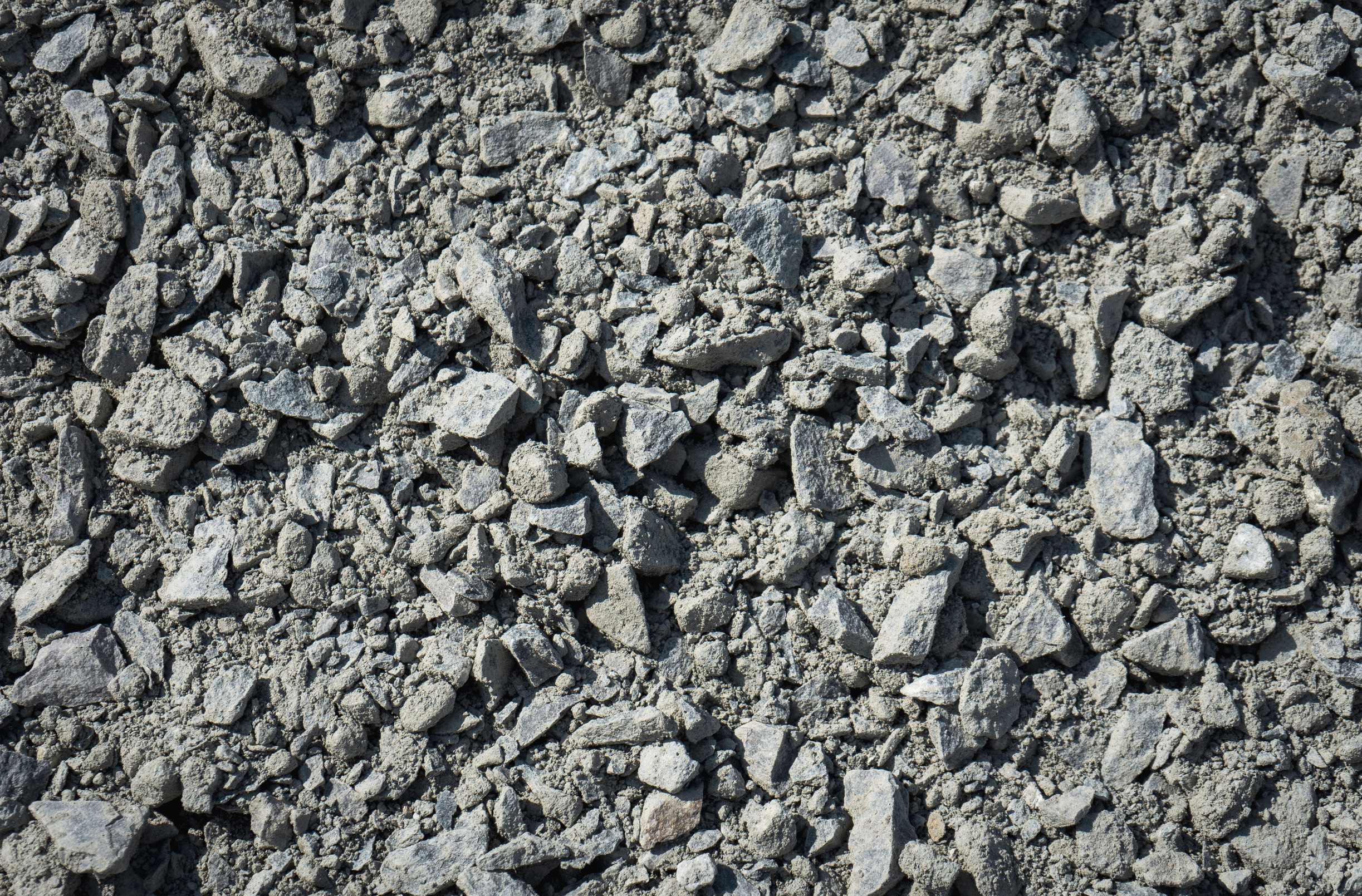 3/4" Grey Crush ($95/yard)
