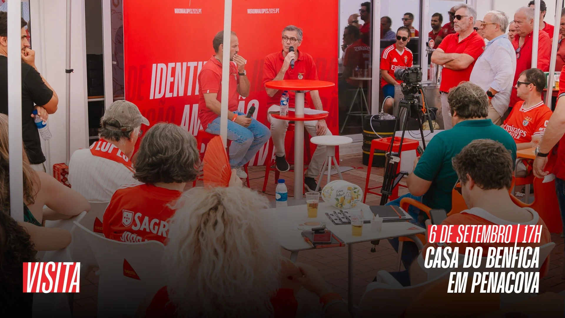 Visita Casa do Benfica em Penacova