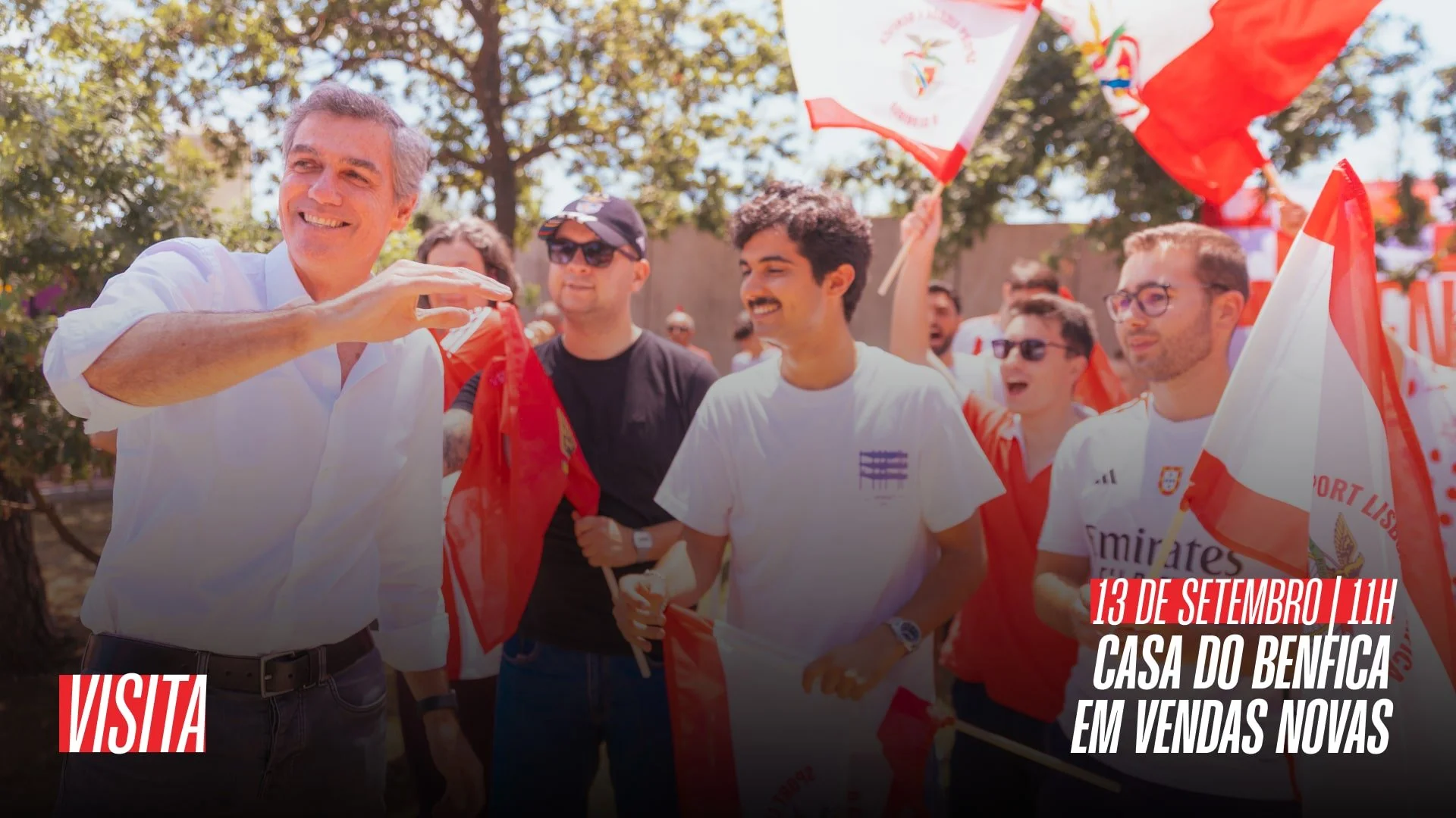 Visita Casa do Benfica em Vendas Novas