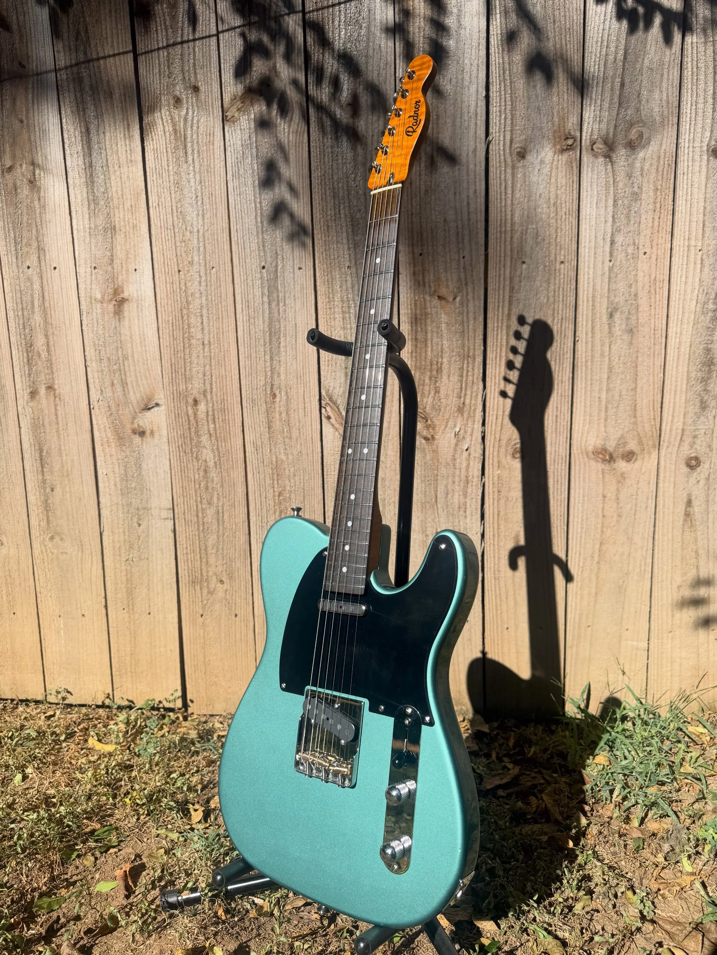 Another one in the books. This one with my &ldquo;Stone Age&rdquo; tele pickup set, wound by me as well! Roasted flame maple neck, rosewood fingerboard, 2 piece mahogany body with a big ole round over on the edges, 10&rdquo; fingerboard radius, @adva