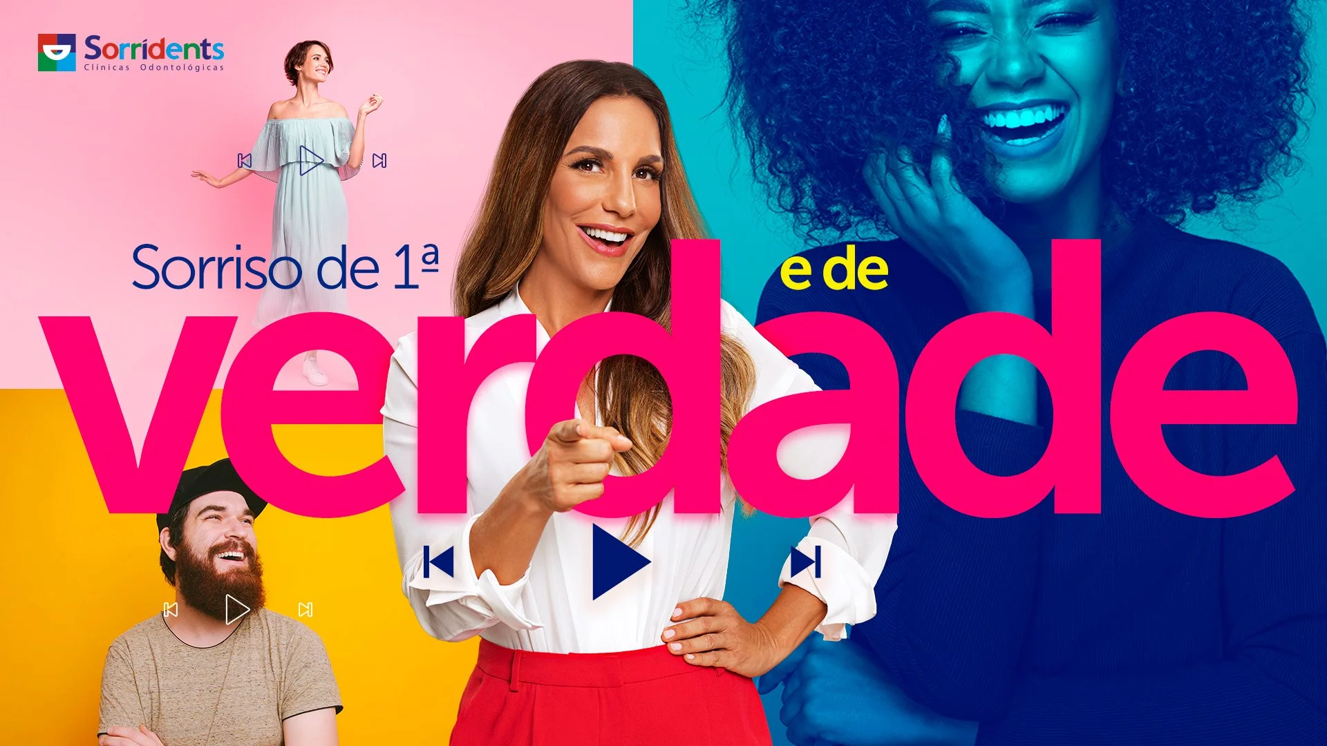 Campanha publicitária com Ivete Sangalo para a Sorridents, focada em saúde, autoestima e bem-estar, usando live marketing e comunicação emocional para fortalecer a marca no segmento odontológico.