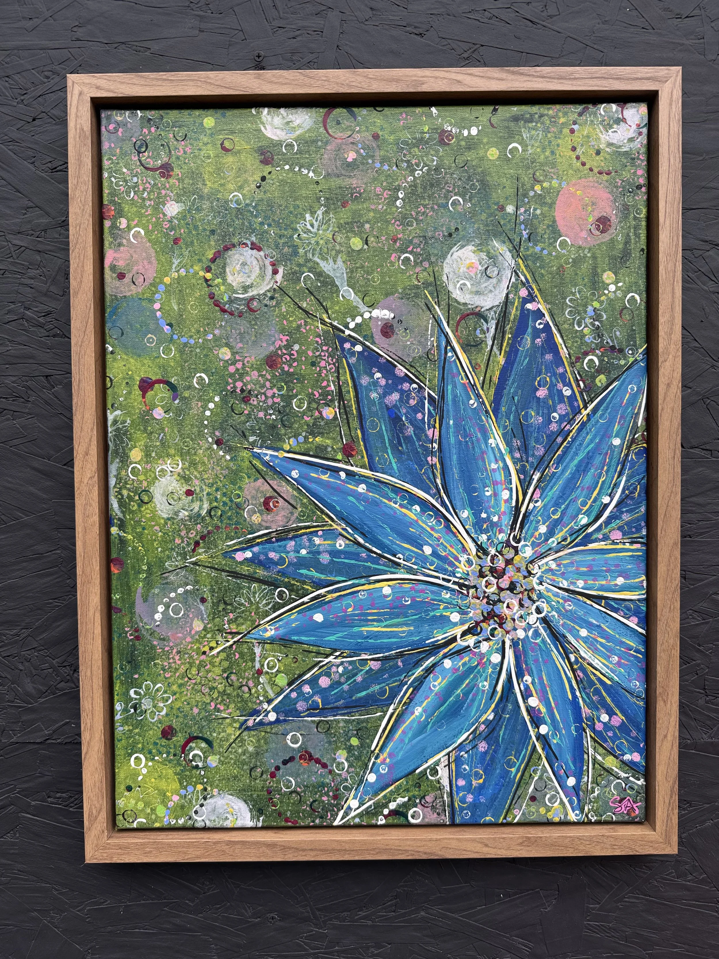 Blue Blooming+Sara Allen