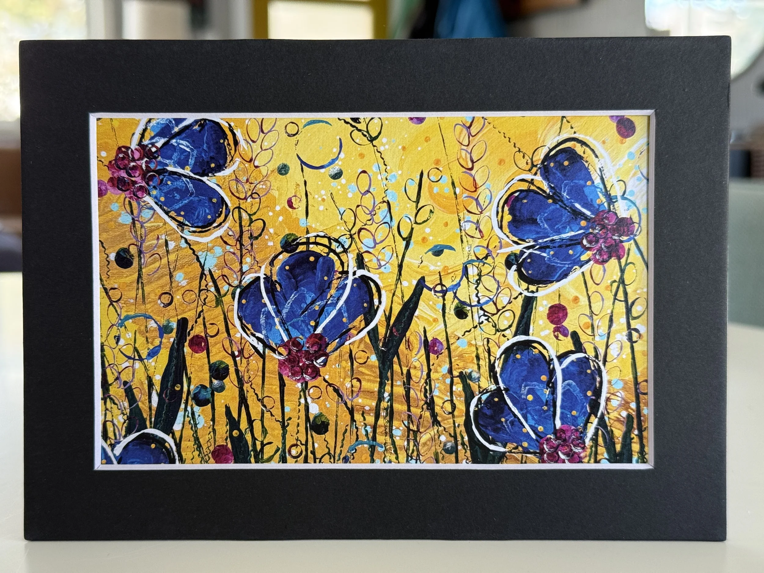 Sunshine Poppies Matted.JPG