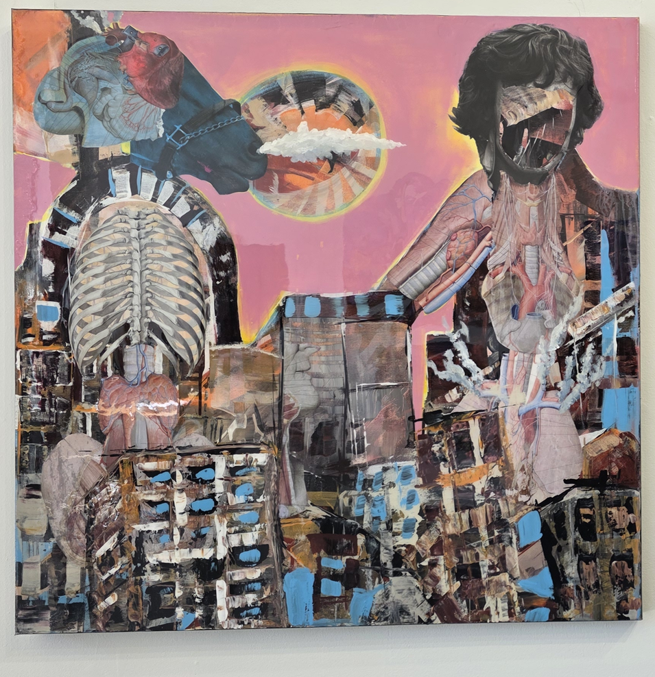 Original artwork entitled "Daytripping" by Kansas City artist Phil Dunn