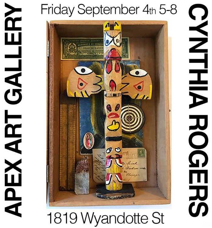 Promotional Image for Art Event Featuring Cynthia Rogers at Apex Artspace in KCMO.