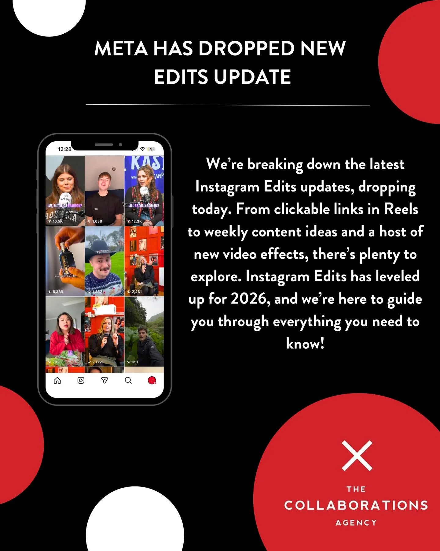 Big news🙌 Instagram Edits just rolled out game-changing features for creators! We&rsquo;ve broken down what&rsquo;s new and why these updates are a huge win for both creators and brands so you can stay ahead! Swipe for more. #creatortips