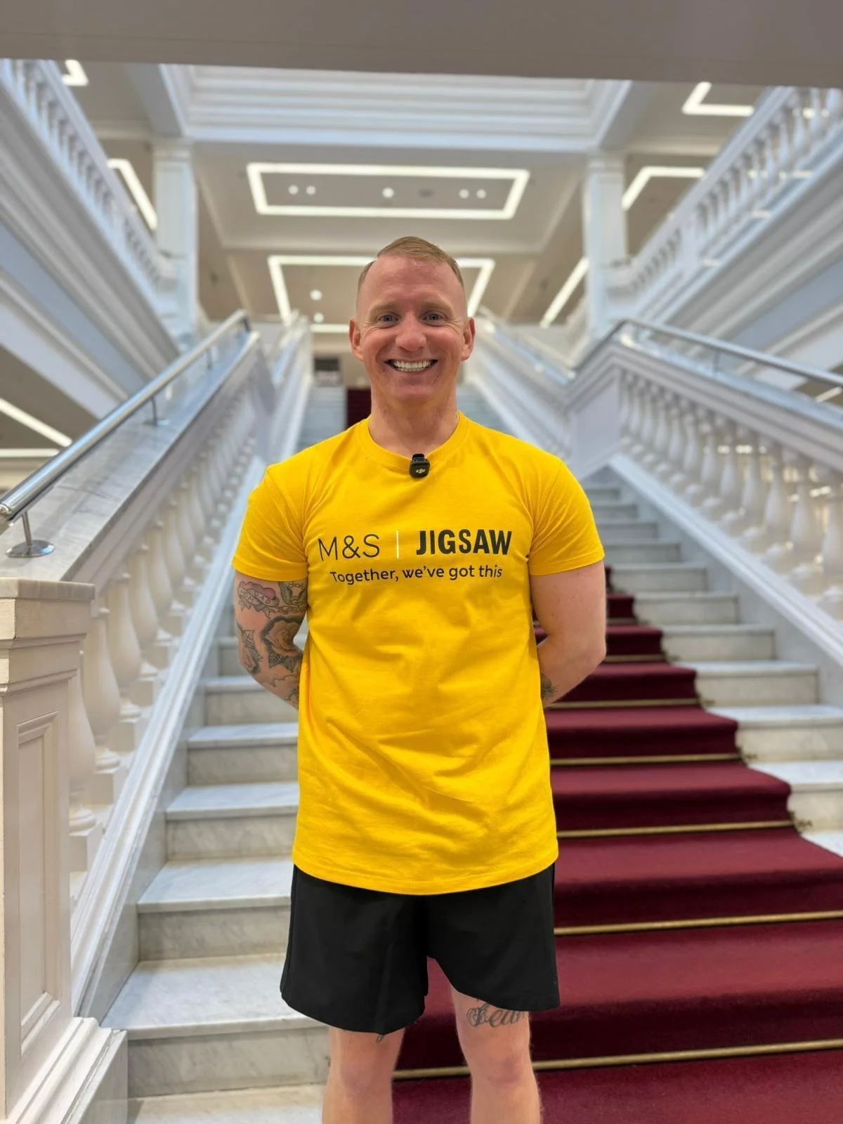 @getbetterwithchris lacing up with @jigsawdublincity &amp; @marksandspencerireland for an amazing cause✨.