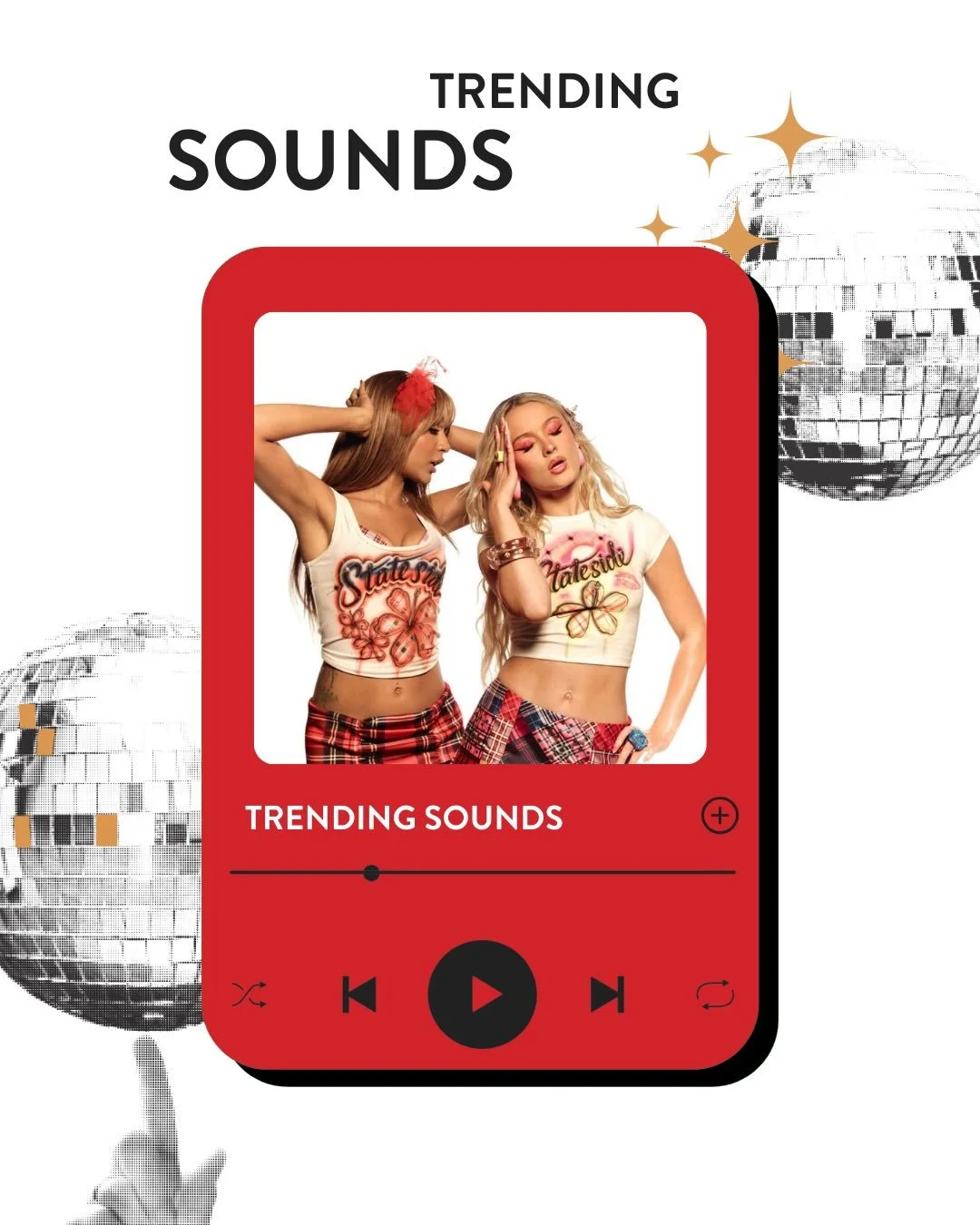 No gatekeeping over here...Swipe through the The Collaborations Agency&rsquo;s trending sounds gaining traction on IG &amp; TikTok right now.
Save this for your next post 👀