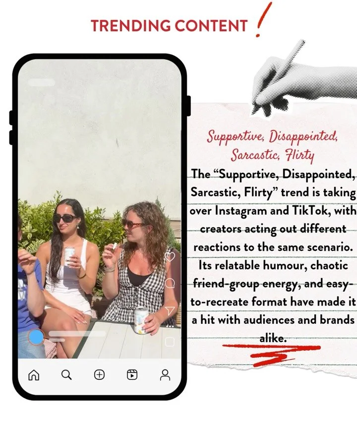 What&rsquo;s Trending right now!
From content formats to creative styles, these are the trends gaining major momentum on IG &amp; TikTok.

Bookmark this for your next post!🌟
Credit:
@huntermediagroup
@hootiehurley