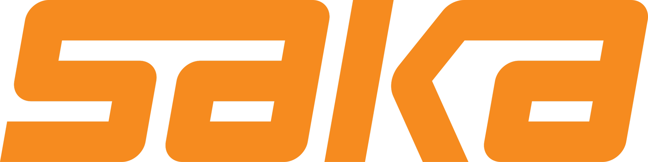Logo of the brand 'Fetch' in bold orange letters with a black outline.