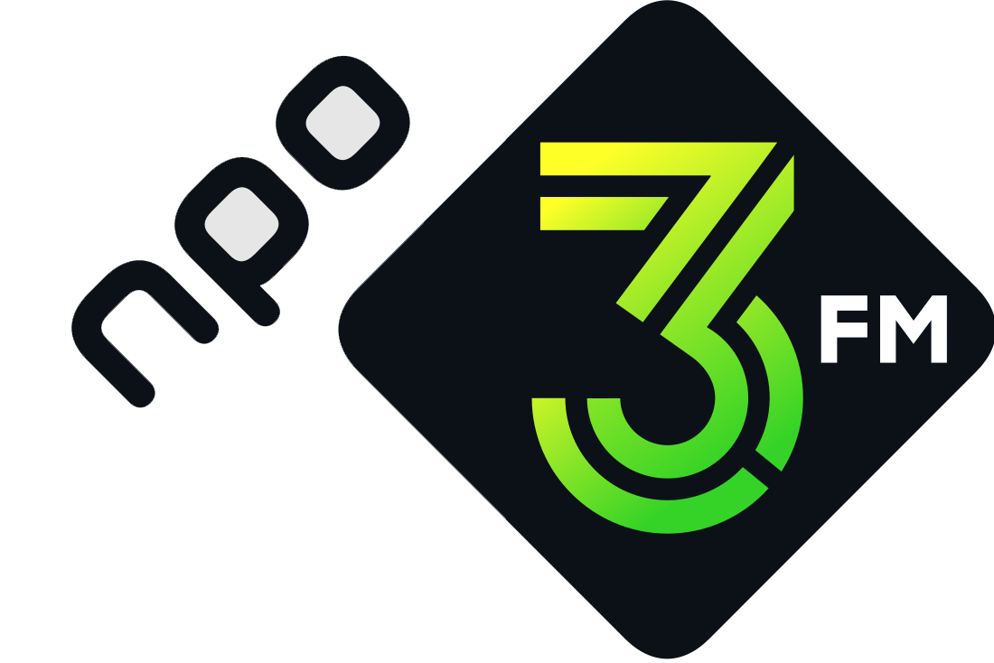 Logo of NPR 3 FM radio station with a black background and green and white text.