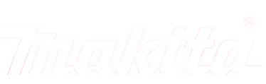 Makita logo in white text on black background.