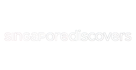Logo with the text 'singaporediscovers' in white against a black background.
