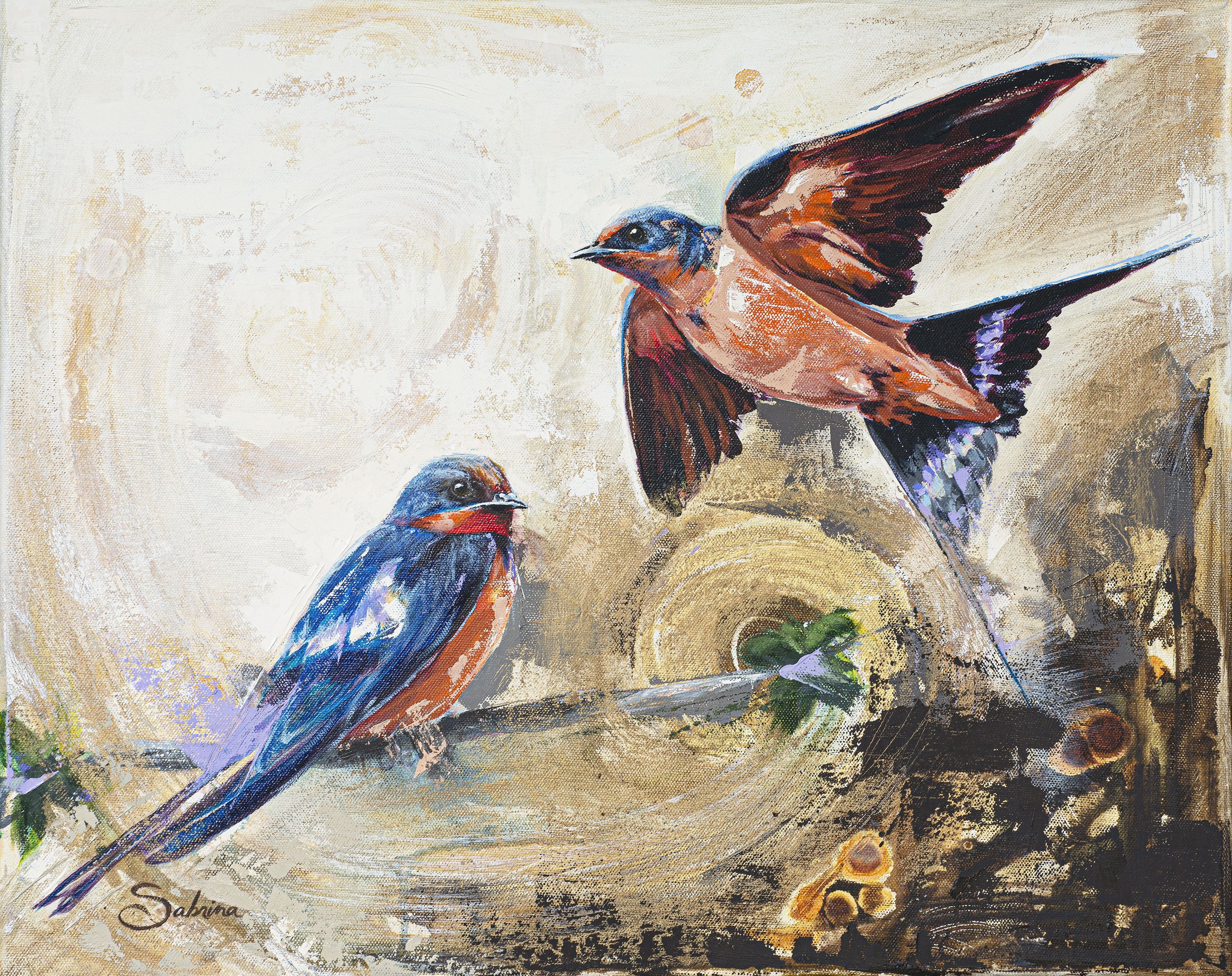 A Herald of Spring - Original Painting
