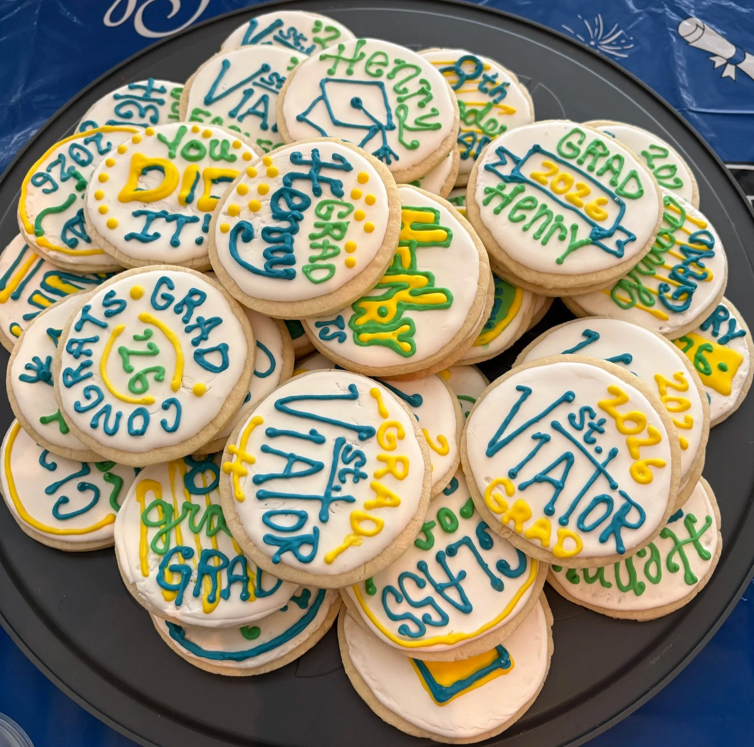 Henry's 8th Grade Grad Cookies