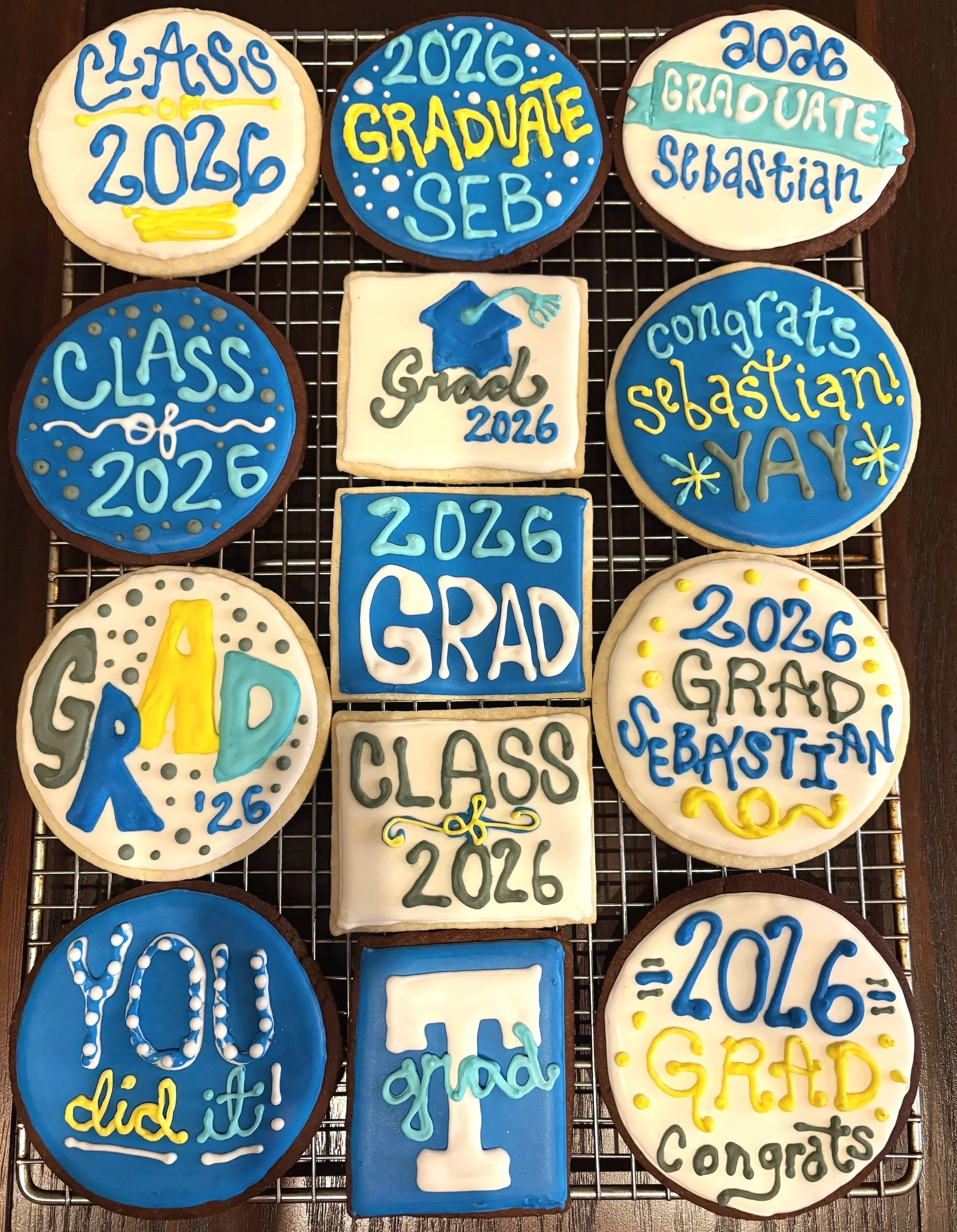 Sebastian's High School Grad Cookies
