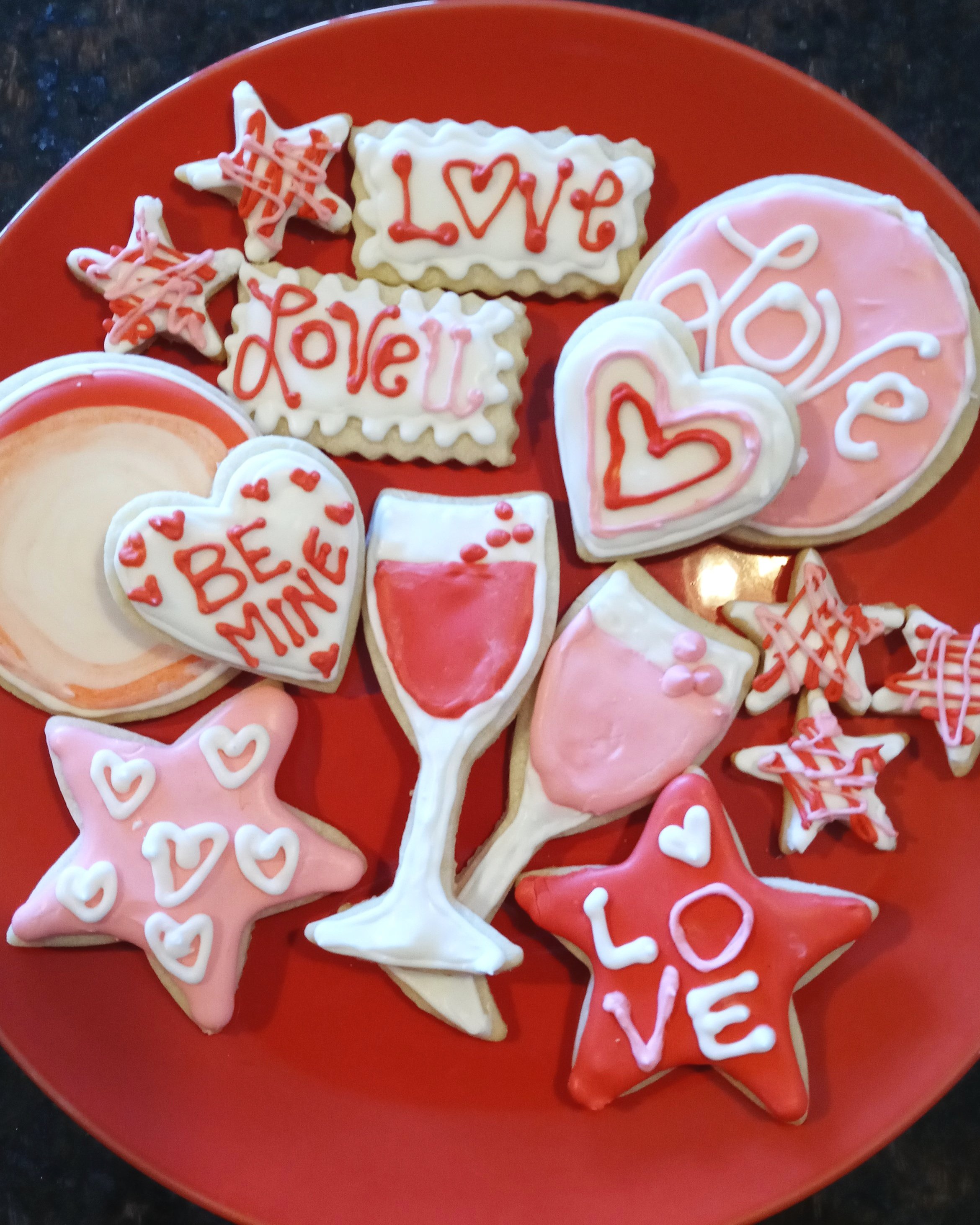 Valentine Sugar Cookies