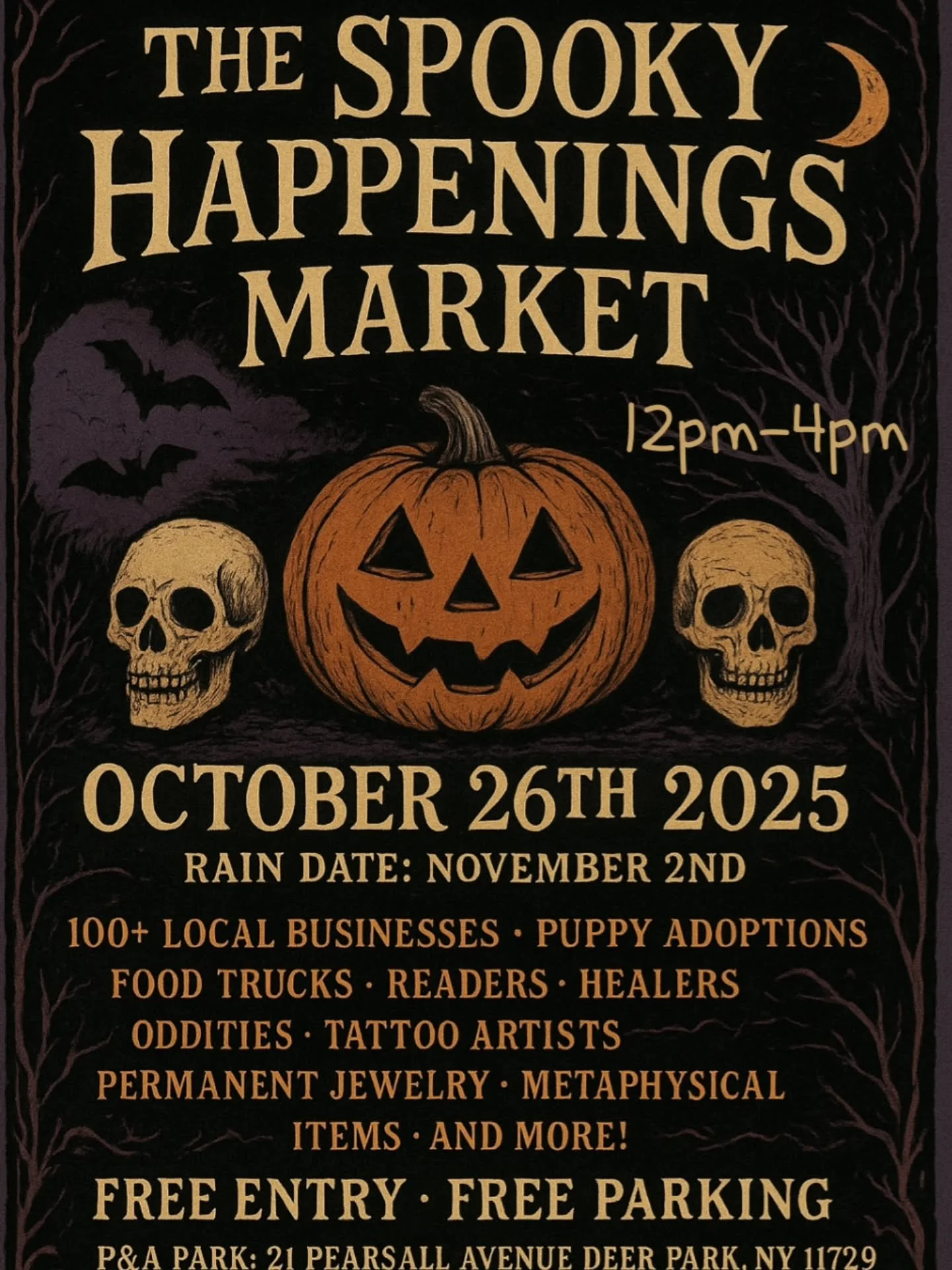 Horror Movies and Hot Sauce TODAY at @nysolarfaire! We have a NEW blackened Cajun hot sauce, copies of our own movies, and Blind Date with A Horror Movie to spice up your Spooky Season just in time for. HALLOWEEN! We also have our signature TapeHeadz