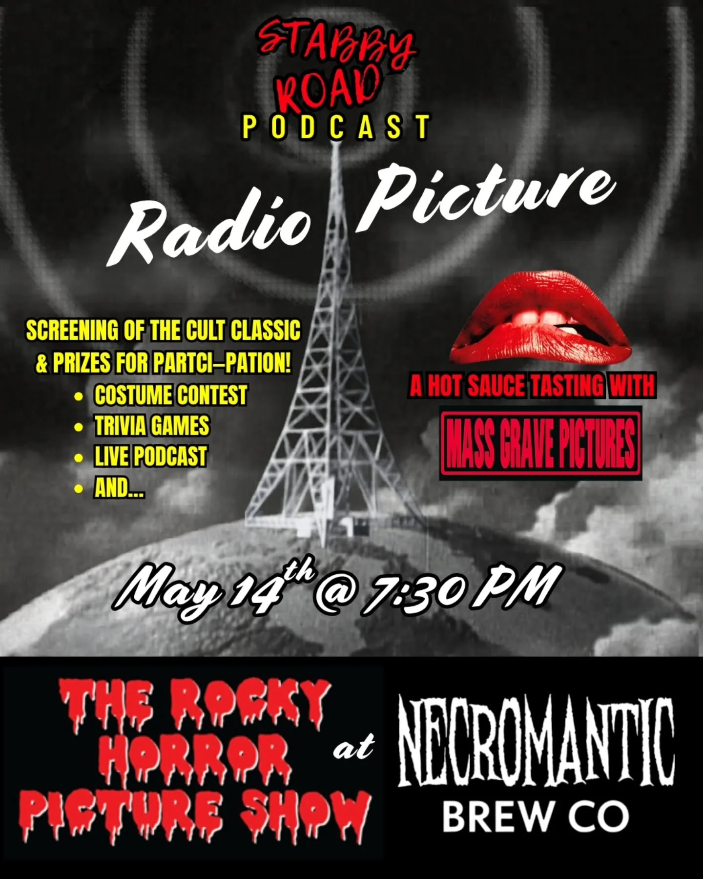 THURS MAY 14th! Shiver with Antici... pation for the @stabbyroad live show of Rocky Horror Picture Show at @necromanticbrewco! Free hot sauce tasting including our all new Mango de Fuego sauce! So come on by the lab and see what's on the slab
#longis