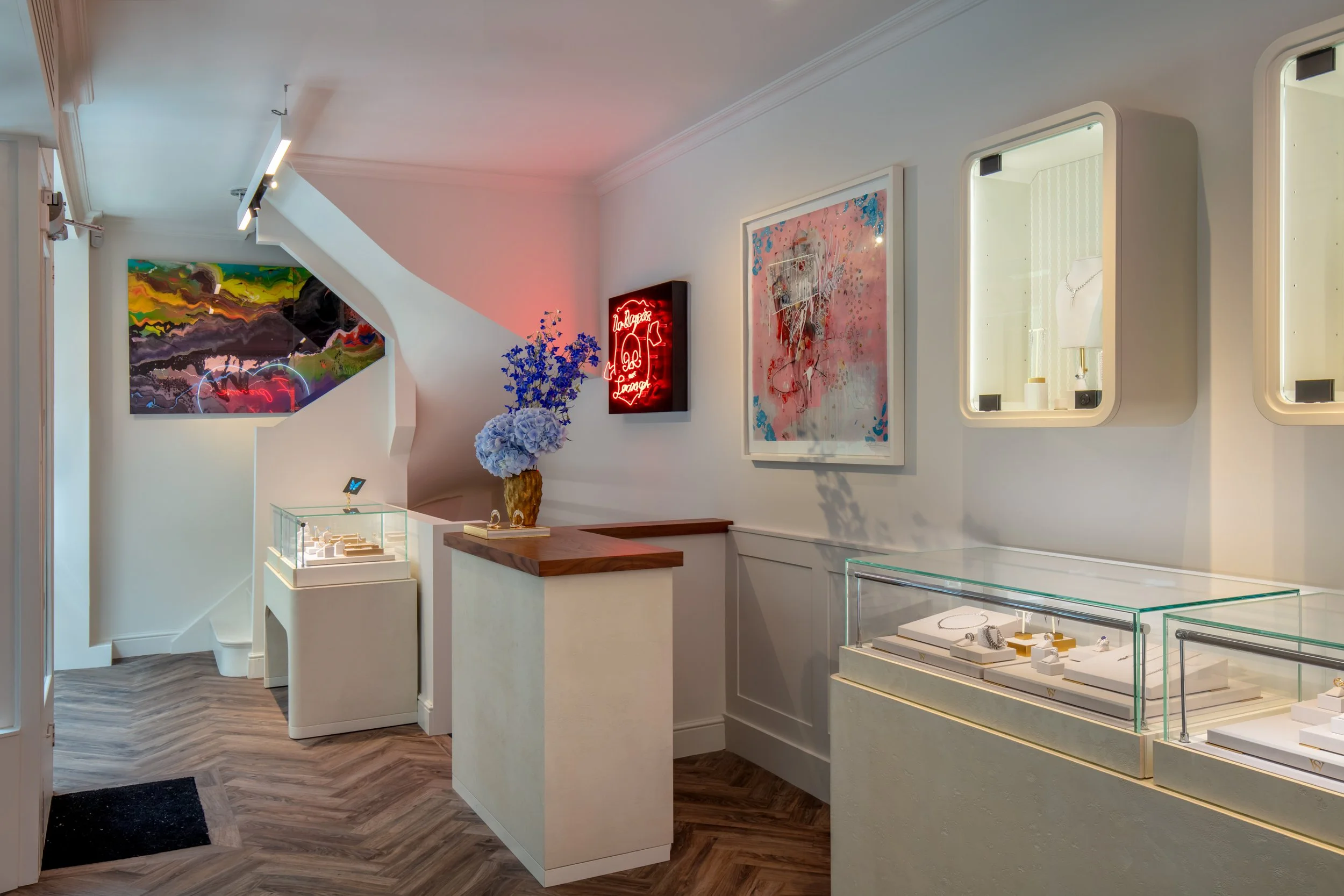 Stephen Webster flagship boutique built by PELHAM & Co. in Burlington Arcade