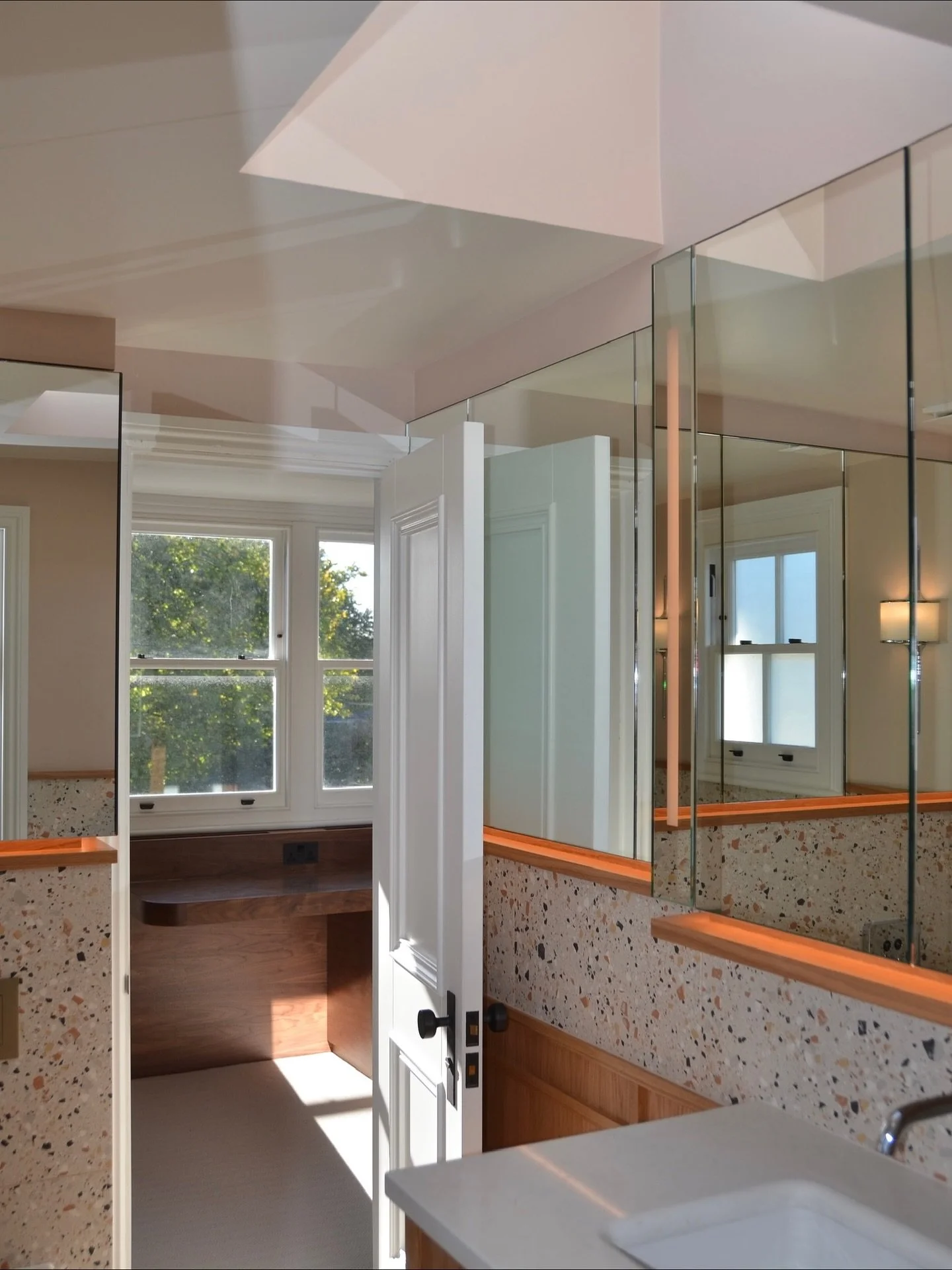 From this&hellip; to that.
A complete bathroom transformation, recorded from the very first stages to the final details.
Every element was designed, built, and installed in-house, from the bespoke joinery to the terrazzo panelling and lighting.
Pr