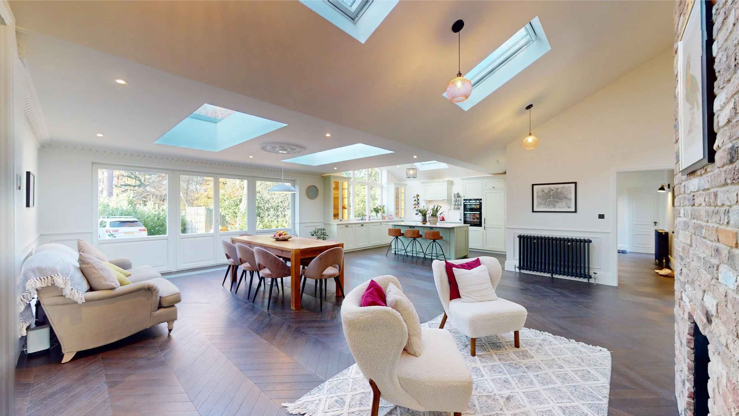 Structural works and new roof at Furze Hill project by PELHAM & Co.