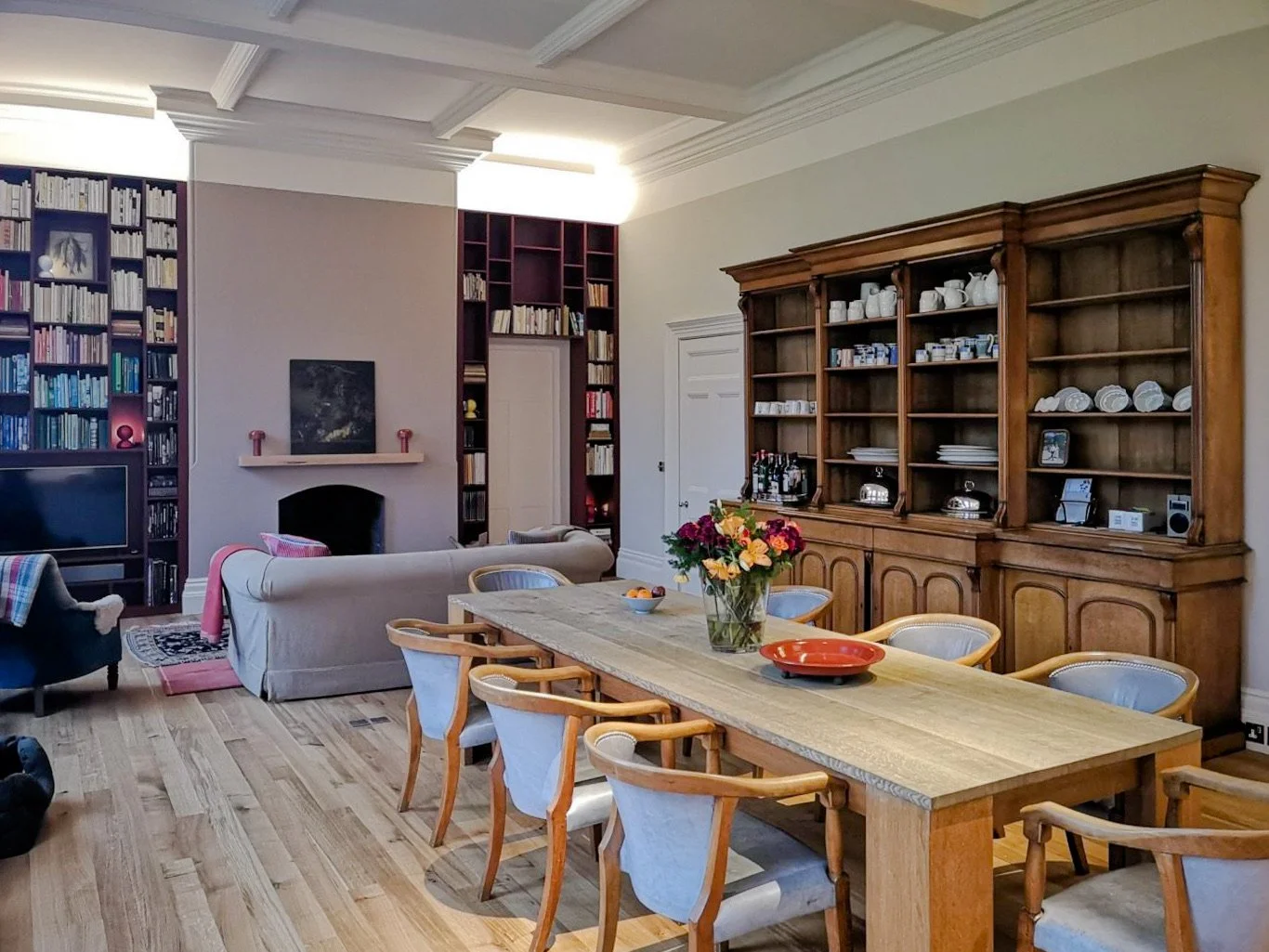 Bespoke joinery and detailing at Barton Court home by PELHAM & Co.