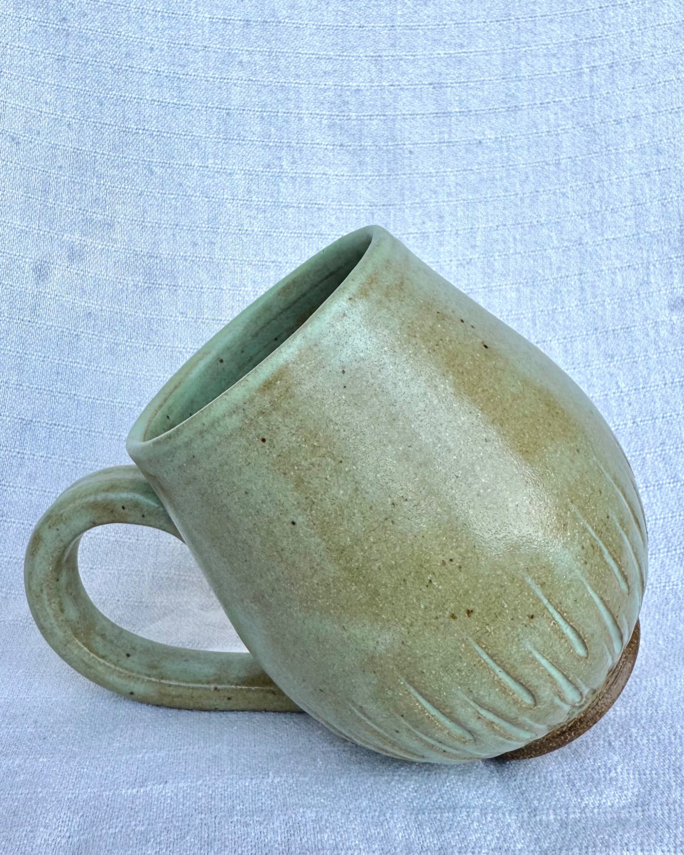 spring green mug