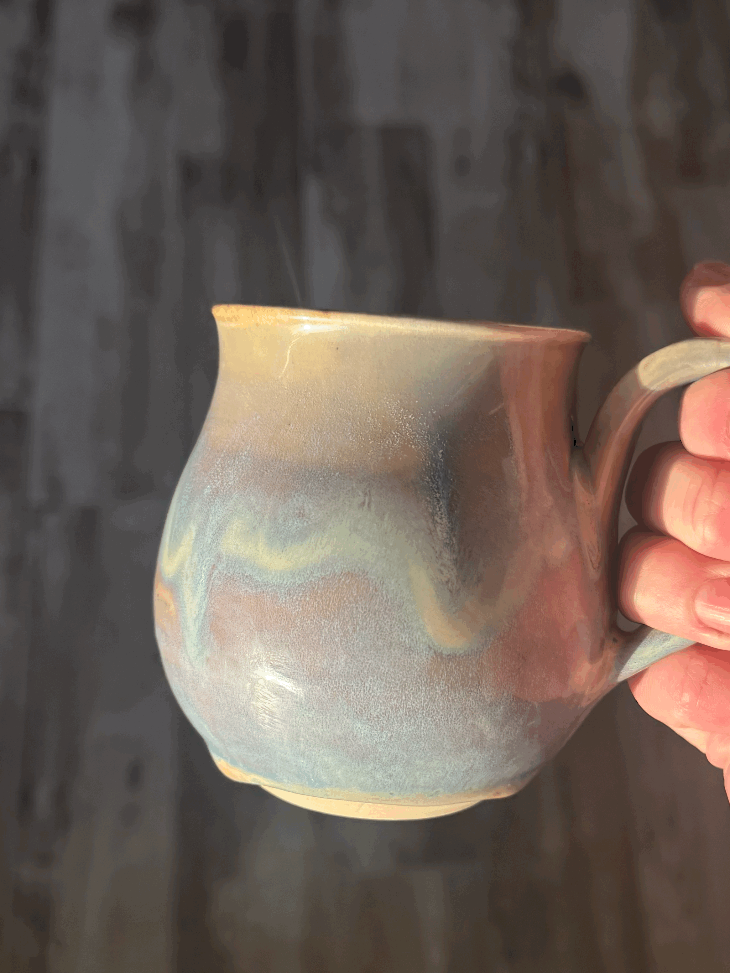 382: mug, pastel swirl
