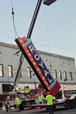 Royal Theater Marquee Restoration
