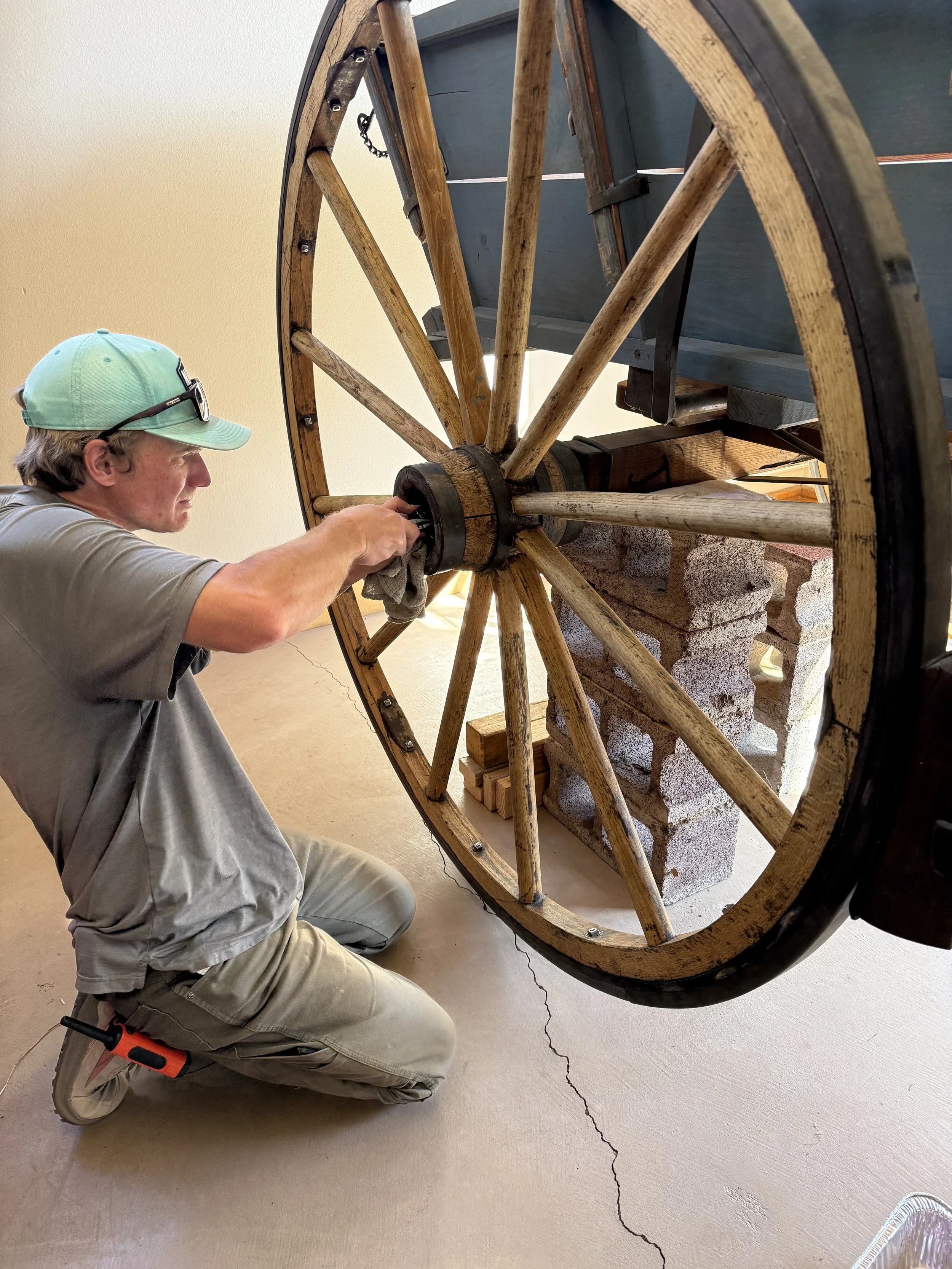 Mounting restored wheel IMG_9691.jpeg