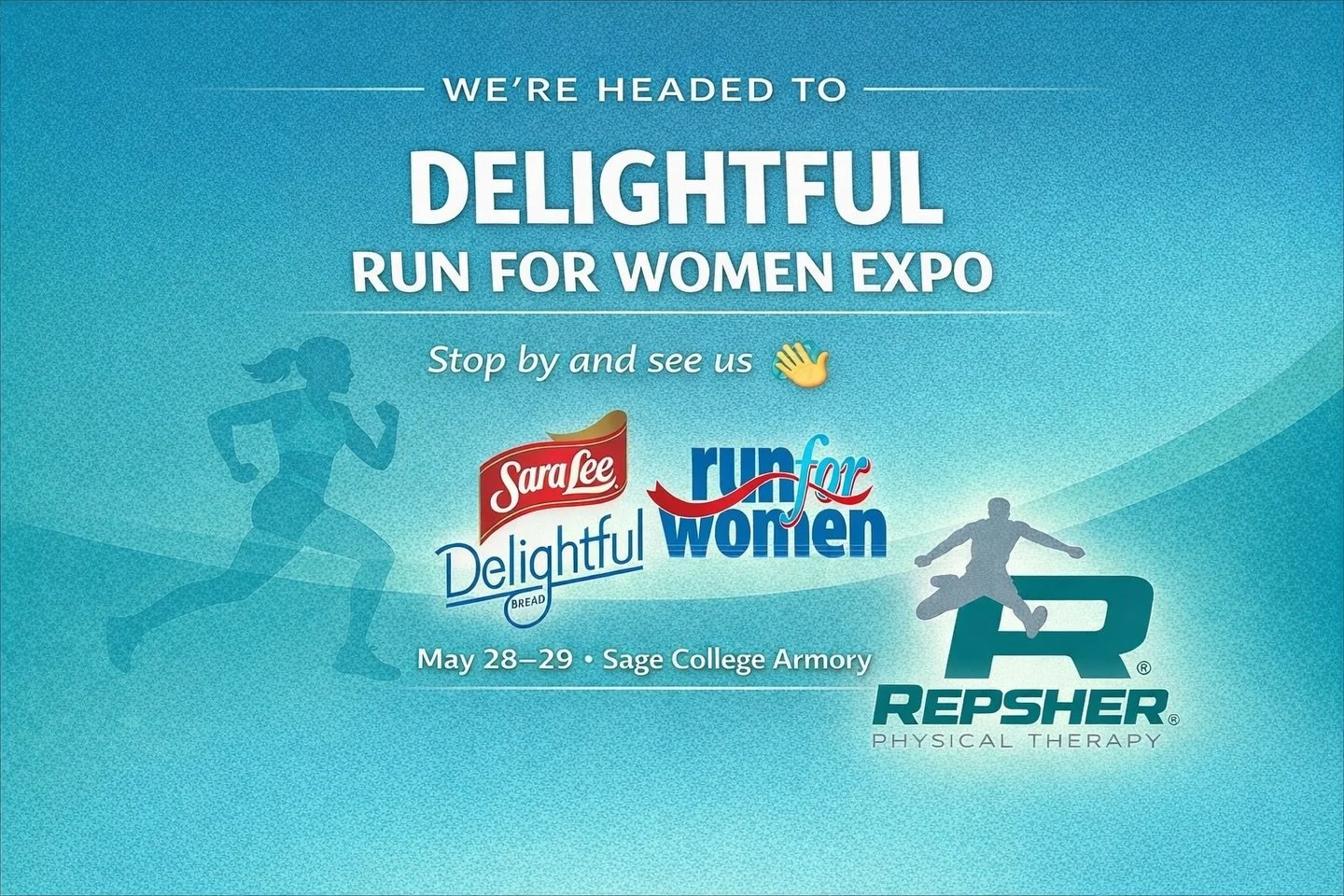 We&rsquo;ll be at the Delightful Run for Women Health &amp; Fitness Expo 👇

Stop by, say hello, and connect with our team&mdash;we&rsquo;ll be there throughout the expo helping support the local running community.

📍 Sage College Armory
📅 May 28&n
