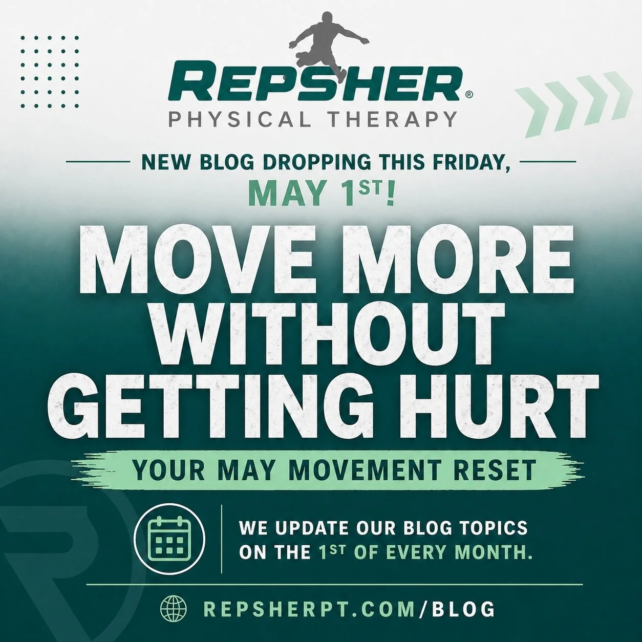 As the weather turns, activity ramps up&mdash;
and that&rsquo;s when people run into problems.

Our May blog is focused on how to get back to moving without setting yourself back.

We break down what most people get wrong&mdash;and how to do it bette