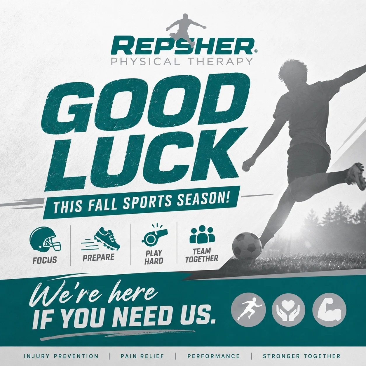 🏈⚽🏐🏑 Good luck to all of the athletes kicking off their fall sports season!

Whether you&rsquo;re stepping onto the field, court, course, or rink for the first time this season or returning for one last championship run, we hope you have a season 