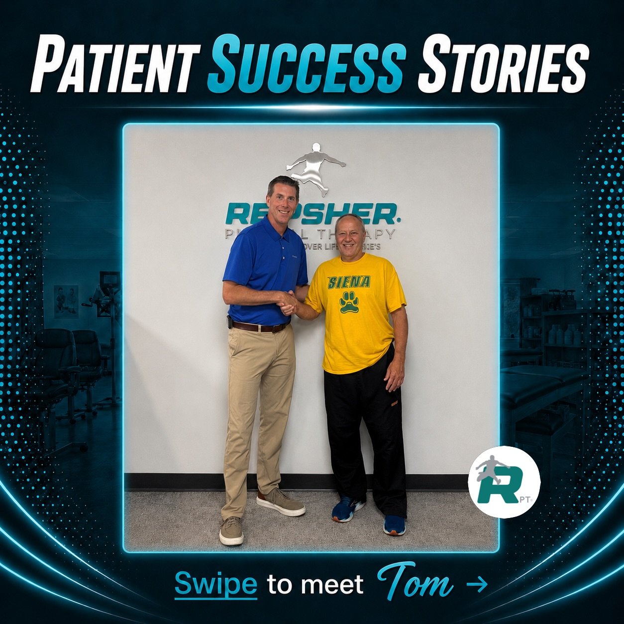 🏒 Patient Success Monday 💪

Another great success story from the clinic this week.

Tom came to Repsher Physical Therapy after a hip replacement with one goal in mind: getting back on the ice.

With consistent effort, dedication, and a commitment t