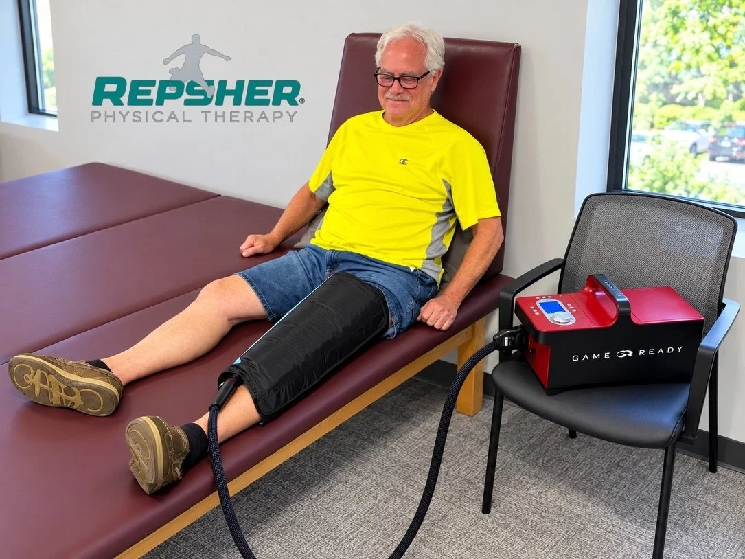 Putting our new Game Ready to work! ❄️💪

Don is 4 weeks out from a total knee replacement and working hard on his recovery. We&rsquo;re using the Game Ready system to combine cold therapy with active compression to help manage post-operative swellin